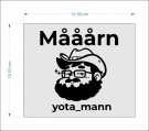 Yota mann - Klistremerke thumbnail