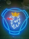 Scania RGB lysskilt med USB  thumbnail