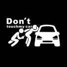 Dont touch my car - Klistremerke thumbnail