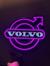 Volvo RGB lysskilt med USB tilkobling thumbnail