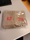 Adventskalender 24 tøyposer med knytting thumbnail