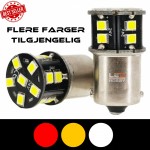 STORSELGER! LED - BA15S - 24V - FLERE FARGER