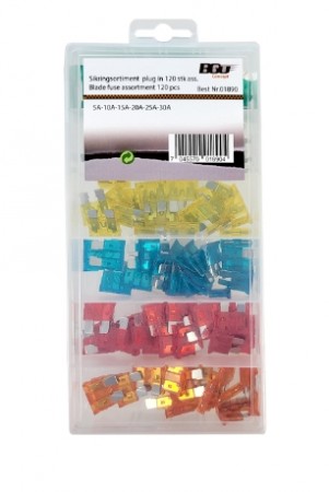 SIKRING PLUG IN SORTIMENT 120 STK ASS