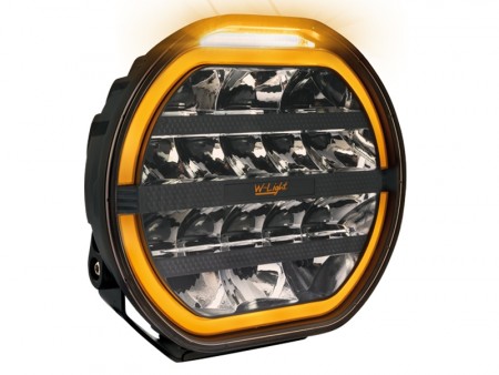 W-Light Fury 9 inch m/varsellys og oransje/hvitt parklys